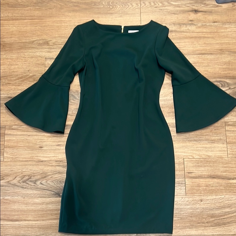 Calvin Klein: Bell Sleeve Dress